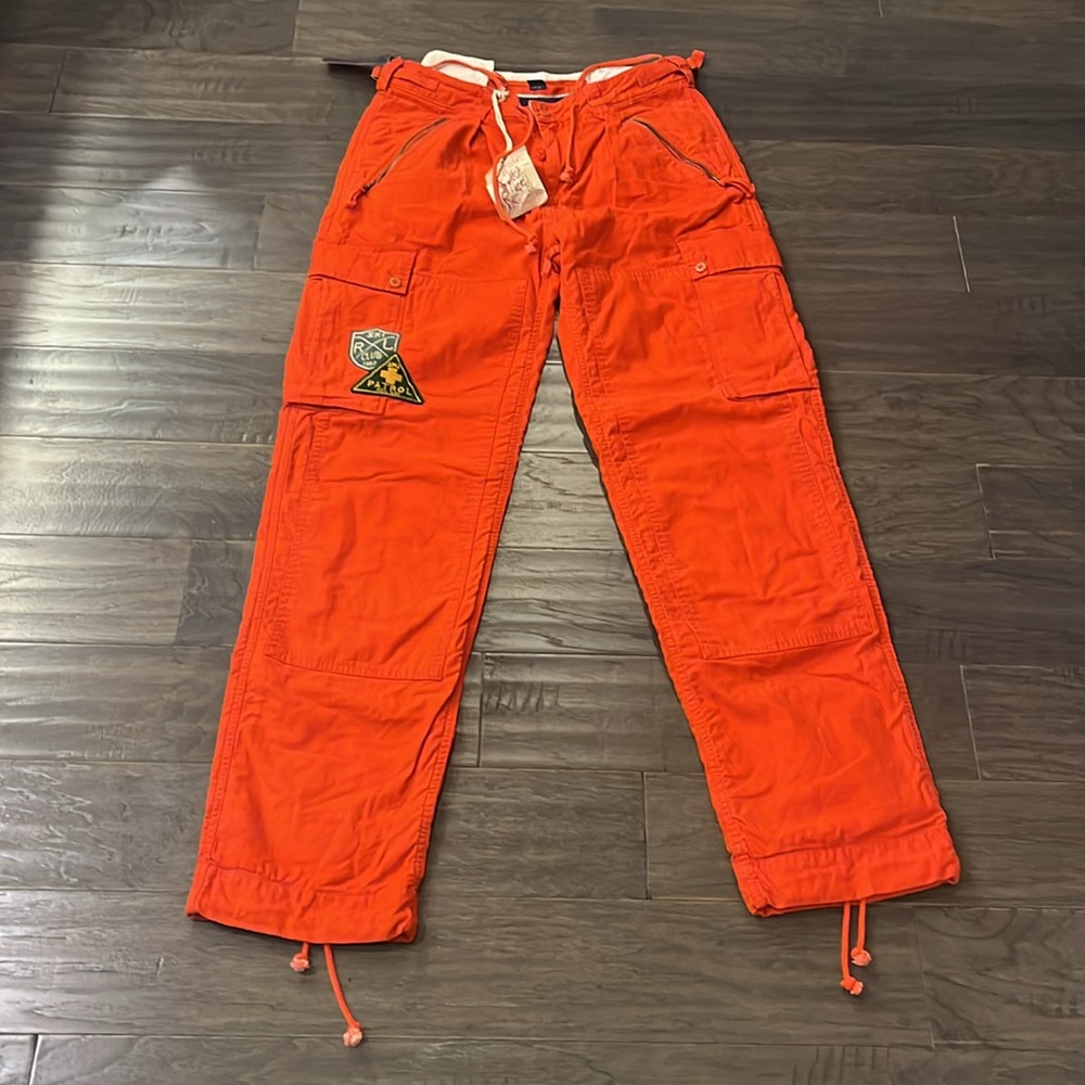 Polo Ralph Lauren Sun Valley Ski Patrol Club Cargo Pants Lined Winter Mens 32x34